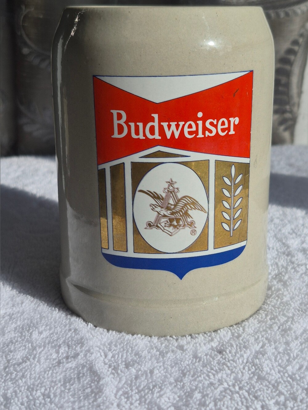 Vintage GERZ Budweiser 0.5L Beer Stein Mug – West Germany